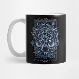 Fierce wolf Mug